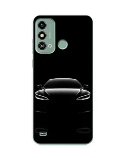 Чохол для ZTE Blade A53 з картинкою «Силует Tesla Night»