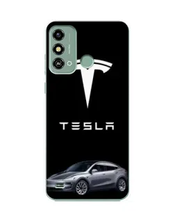 Чохол для ZTE Blade A53 з картинкою «Tesla Model Y»