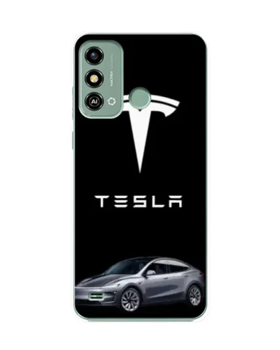 Чохол для ZTE Blade A53 з картинкою «Tesla Model Y»