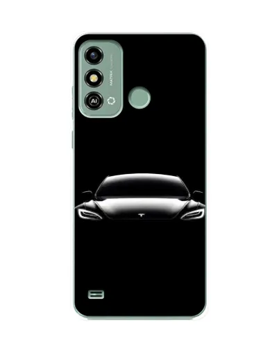 Чохол для ZTE Blade A53 з картинкою «Фари Tesla Night»