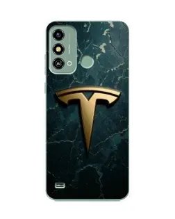 Чохол для ZTE Blade A53 з картинкою «Мармурова Tesla Gold»