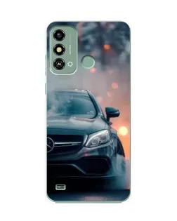 Чохол для ZTE Blade A53 з картинкою «Mercedes — нічне місто»