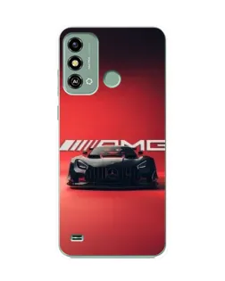 Чехол для ZTE Blade A53 с картинкой «Mercedes AMG — красная линия»