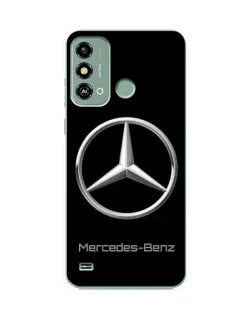 Чехол для ZTE Blade A53 с картинкой «Mercedes Silver Logo»