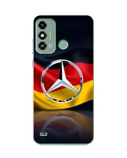 Чехол для ZTE Blade A53 с картинкой «Mercedes — флаг Германии»
