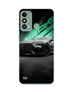 Чехол для ZTE Blade A53 с картинкой «Темный Mercedes AMG»