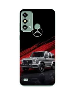 Чехол для ZTE Blade A53 с картинкой «Mercedes G-Class красный»