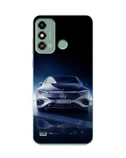 Чехол для ZTE Blade A53 с картинкой «Ночной Mercedes EQ»