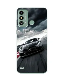 Чехол для ZTE Blade A53 с картинкой «Гоночный Mercedes AMG»