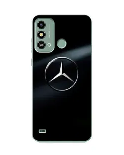 Чехол для ZTE Blade A53 с картинкой «Mercedes на металле»