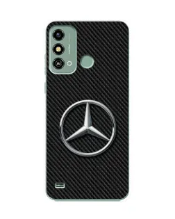 Чехол для ZTE Blade A53 с картинкой «Карбоновый Mercedes стиль»