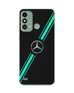 Чехол для ZTE Blade A53 с картинкой «Спортивные линии Mercedes»