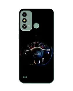 Чохол для ZTE Blade A53 з картинкою «Салон Audi — кермо» Чохол для ZTE Blade A53 з картинкою «Салон Audi — кермо»