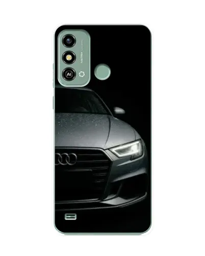Чехол для ZTE Blade A53 с картинкой «Audi — детализация кузова»