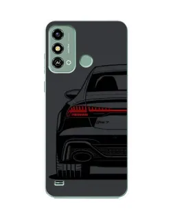 Чехол для ZTE Blade A53 с картинкой «Задняя часть Audi — арт»
