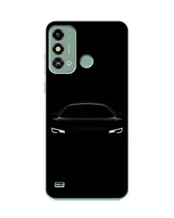 Чехол для ZTE Blade A53 с картинкой «Взгляд Audi в темноте»