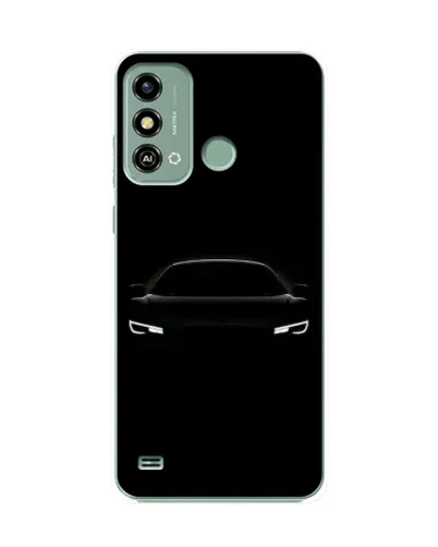 Чехол для ZTE Blade A53 с картинкой «Взгляд Audi в темноте»