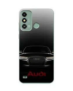 Чехол для ZTE Blade A53 с картинкой «Audi — градиентный контур»