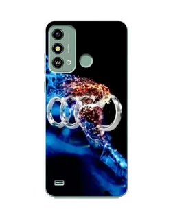 Чехол для ZTE Blade A53 с картинкой «Энергия лого Audi»