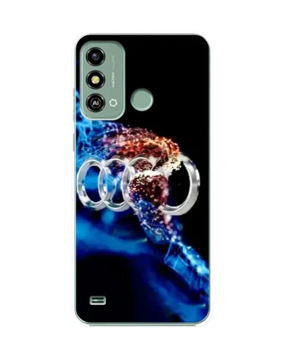 Чехол для ZTE Blade A53 с картинкой «Энергия лого Audi»