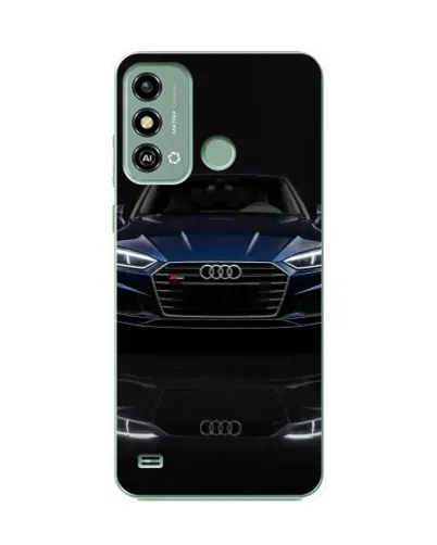 Чехол для ZTE Blade A53 с картинкой «Audi — ночное отражение»