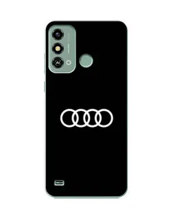 Чехол для ZTE Blade A53 с картинкой «Audi White Logo»