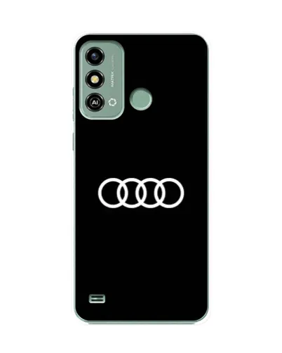 Чехол для ZTE Blade A53 с картинкой «Audi White Logo»