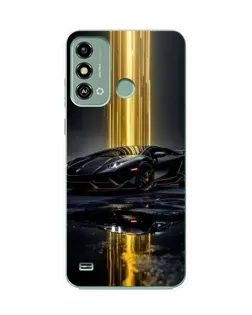 Чохол для ZTE Blade A53 з картинкою «Нічний Lamborghini драйв»