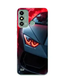 Чохол для ZTE Blade A53 з картинкою «Lamborghini червоне сяйво»