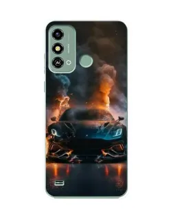 Чохол для ZTE Blade A53 з картинкою «Lamborghini димна естетика»