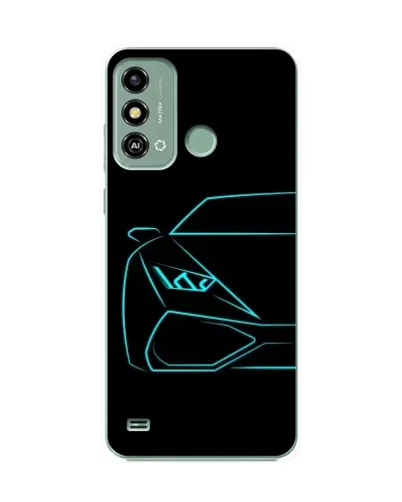 Чохол для ZTE Blade A53 з картинкою «Блакитний силует Lamborghini» Чохол для ZTE Blade A53 з картинкою «Блакитний силует Lamborghini»