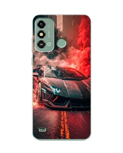 Чохол для ZTE Blade A53 з картинкою «Lamborghini червоний дим» Чохол для ZTE Blade A53 з картинкою «Lamborghini червоний дим»