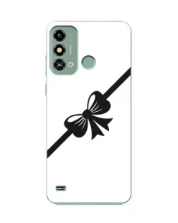 Чохол для ZTE Blade A53 з картинкою «Діагональний бант»