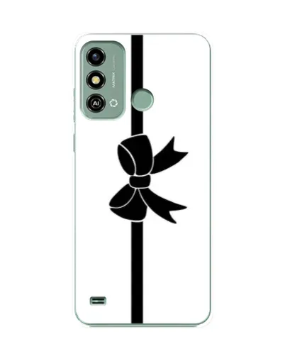 Чохол для ZTE Blade A53 з картинкою «Вертикальний бант»