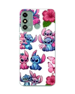 Чехол для ZTE Blade A53 с картинкой «Стикеры Stitch и Angel» Чехол для ZTE Blade A53 с картинкой «Стикеры Stitch и Angel»
