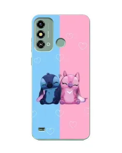 Чехол для ZTE Blade A53 с картинкой «Stitch и Angel Love» Чехол для ZTE Blade A53 с картинкой «Stitch и Angel Love»
