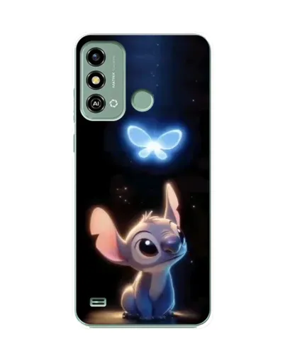 Чехол для ZTE Blade A53 с картинкой «Сияющий Стич»