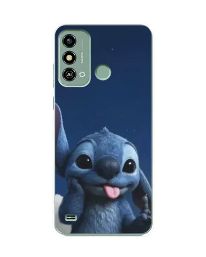 Чехол для ZTE Blade A53 с картинкой «Стич в облаках»
