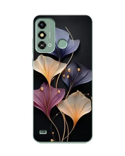 Чехол для ZTE Blade A53 с картинкой «Лиловые цветы грации» Чехол для ZTE Blade A53 с картинкой «Лиловые цветы грации»