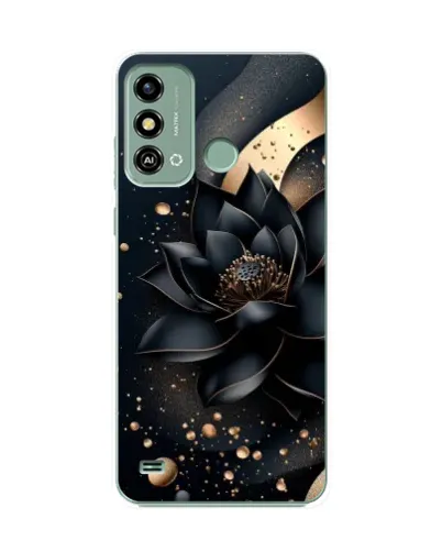 Чехол для ZTE Blade A53 с картинкой «Черный лотос» Чехол для ZTE Blade A53 с картинкой «Черный лотос»