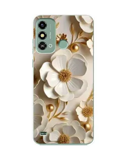 Чохол для ZTE Blade A53 з картинкою «Білі паперові квіти» Чохол для ZTE Blade A53 з картинкою «Білі паперові квіти»
