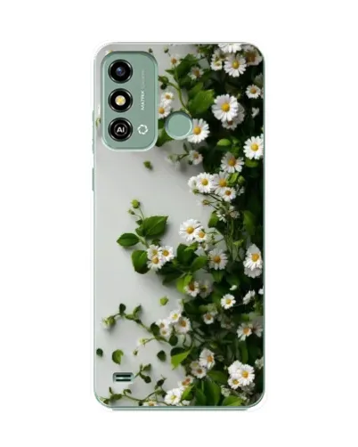 Чехол для ZTE Blade A53 с картинкой «Ветка мелких белых цветов» Чехол для ZTE Blade A53 с картинкой «Ветка мелких белых цветов»