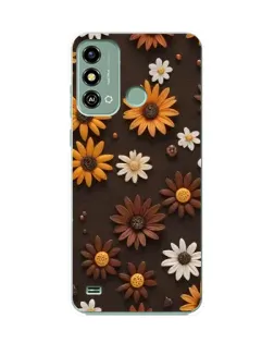Чохол для ZTE Blade A53 з картинкою «Візерунок з маленьких соняшників» Чохол для ZTE Blade A53 з картинкою «Візерунок з маленьких соняшників»