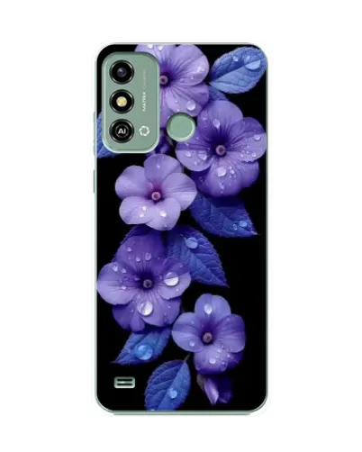 Чехол для ZTE Blade A53 с картинкой «Фиолетовые цветы с росою» Чехол для ZTE Blade A53 с картинкой «Фиолетовые цветы с росою»