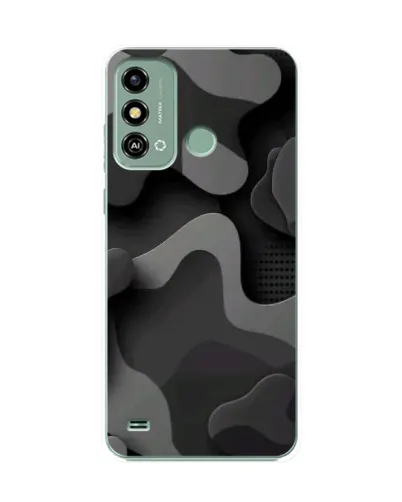 Чохол для ZTE Blade A53 з картинкою «Темний абстрактний камуфляж» Чохол для ZTE Blade A53 з картинкою «Темний абстрактний камуфляж»