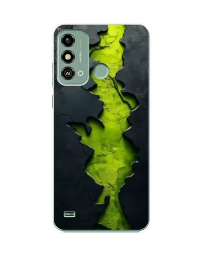 Чохол для ZTE Blade A53 з картинкою «Салатовий розлом скелі» Чохол для ZTE Blade A53 з картинкою «Салатовий розлом скелі»