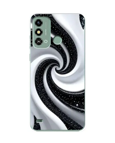 Чохол для ZTE Blade A53 з картинкою «Чорно-біла спіраль» Чохол для ZTE Blade A53 з картинкою «Чорно-біла спіраль»