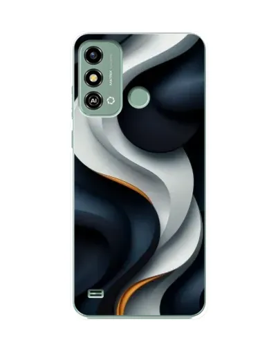 Чохол для ZTE Blade A53 з картинкою «Об'ємні чорно-білі стрічки» Чохол для ZTE Blade A53 з картинкою «Об'ємні чорно-білі стрічки»