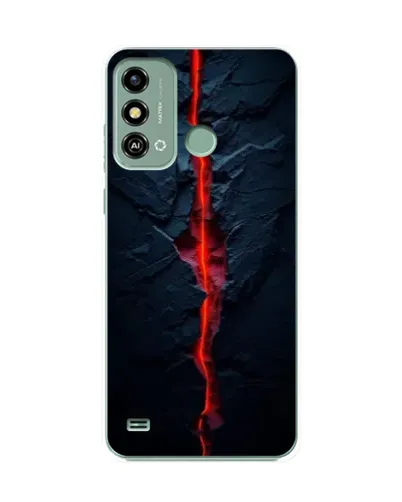 Чохол для ZTE Blade A53 з картинкою «Червона лавова тріщина» Чохол для ZTE Blade A53 з картинкою «Червона лавова тріщина»