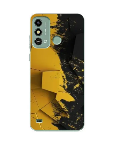 Чохол для ZTE Blade A53 з картинкою «Золоті уламки геометрії» Чохол для ZTE Blade A53 з картинкою «Золоті уламки геометрії»